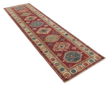 Kazak - Meisterstück - Nieuw - Loper - 283 cm - 82 cm, Nieuw