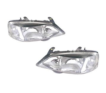 Phares Pour Opel Astra G 98-04 Fond Chromé, Verzenden