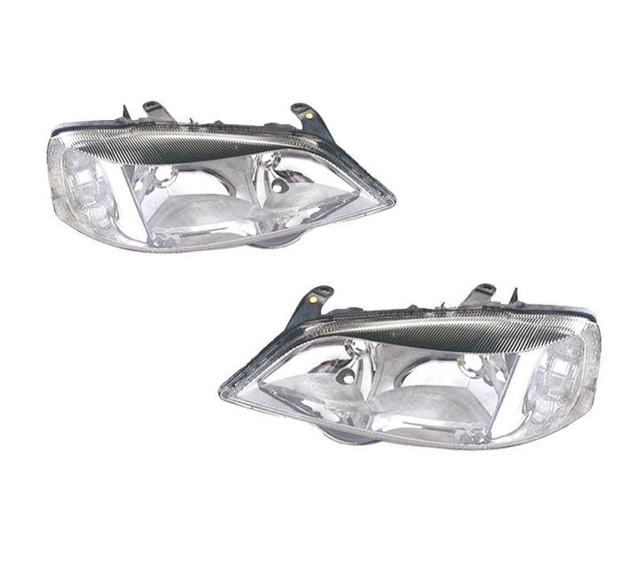 Phares Pour Opel Astra G 98-04 Fond Chromé, Autos : Pièces & Accessoires, Éclairage, Envoi