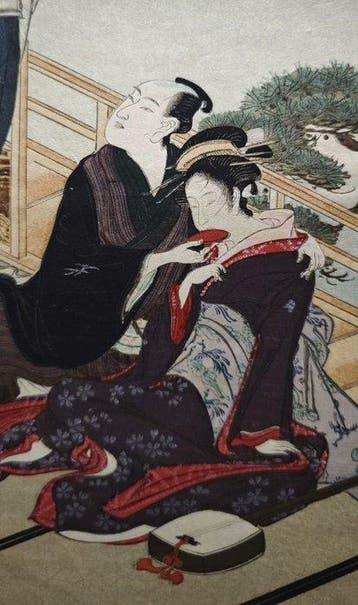 Banquet at the Water Pavilion - Utagawa Toyoharu  (ca