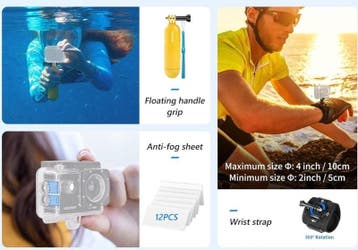 50in1 accessoires kit set gopro go pro hero 11 12 13 +case, Verzenden