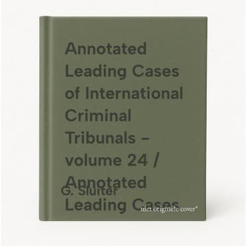 Annotated Leading Cases of International Criminal Tribunals, Boeken, Verzenden, Gelezen, G. Sluiter