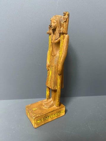 Beeldje - Egyptian Ushabti Style Attendant Statue Golden, Antiek en Kunst
