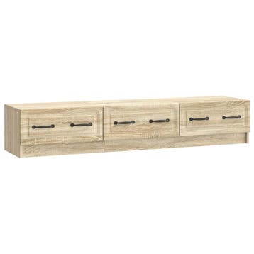 vidaXL TV Kast met lade Sonoma Eiken 147 x 34,5 x 27 cm, Verzenden, Nieuw