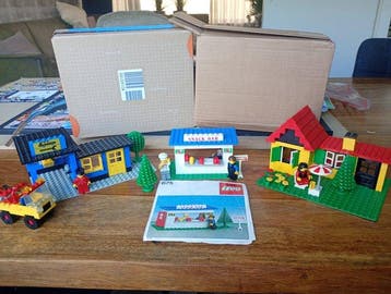 Lego Set - Classic, Classic Town - Lego huis garage bakkerij, Nieuw