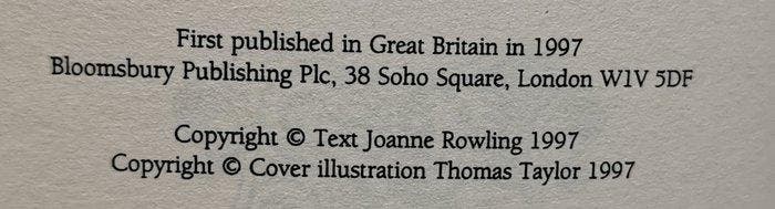 Joanne Rowling - Harry Potter and the Philosophers Stone, Antiek en Kunst, Antiek | Boeken en Manuscripten