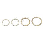 Sleutelring vlak 34 mm 10 st., Collections, Porte-clés