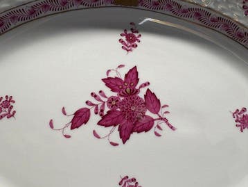 Herend - Assiette - appony purpur - Porcelaine - Herend, Antiek en Kunst