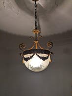 Plafondlamp - Glas, Antiek en Kunst