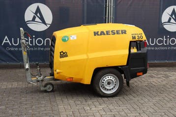 Veiling: Mobiele Compressor Kaeser M30 Diesel 18.2kW 2022, Zakelijke goederen, Ophalen