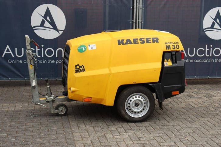 Veiling: Mobiele Compressor Kaeser M30 Diesel 18.2kW 2022, Articles professionnels, Machines & Construction | Pompes & Compresseurs