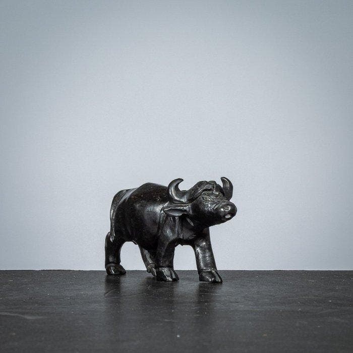 Figuur - Buffel - Steen, Antiquités & Art, Curiosités & Brocante