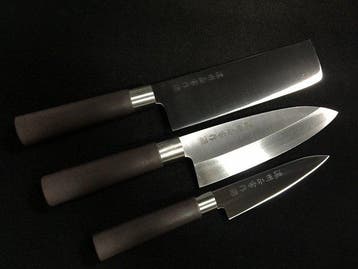 Brand New Set of 3 Japanese Kitchen Knives - Noshu Masamune