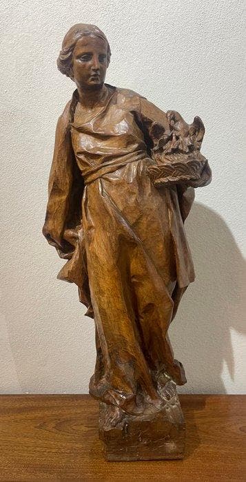 Scuola italiana del XVIII secolo - sculptuur, Caritas - 65