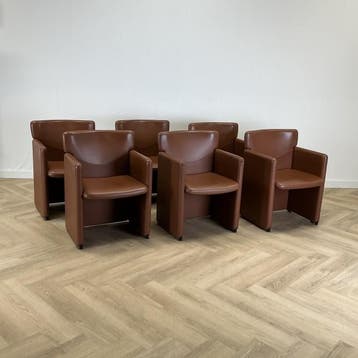 Complete set 6 stuks Design PS148-fauteuil, Centro Progetti