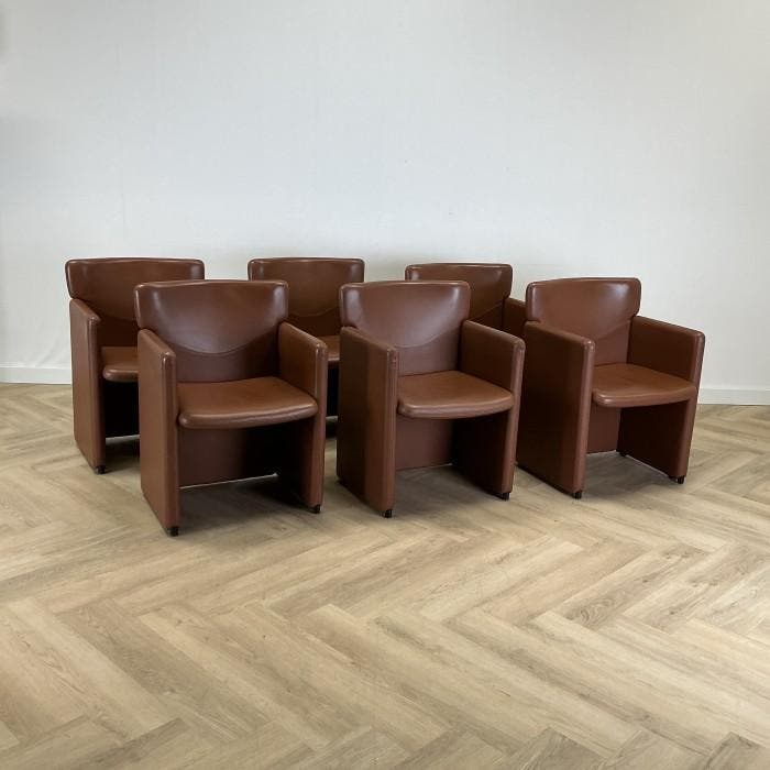 Complete set 6 stuks Design PS148-fauteuil, Centro Progetti, Huis en Inrichting, Woonaccessoires | Overige, Gebruikt