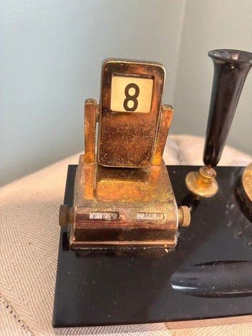 Art Deco antique pen desk holder ca. 1920 - Pennenbakje -