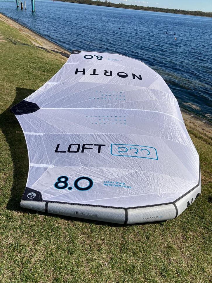 2025 North Loft PRO wing 8m, Watersport en Boten, Wingsurfen, Wingsurf-wing, Gebruikt