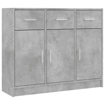 Dressoir betongrijs | -56% Retour Deal | Snel zijn!, Verzenden, 50 tot 100 cm, Zo goed als nieuw, 25 tot 50 cm