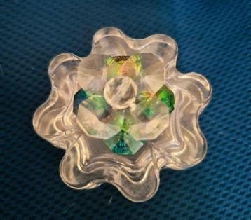 Boîte à bijoux (6) - Argent 925 - Lot cristal vintage