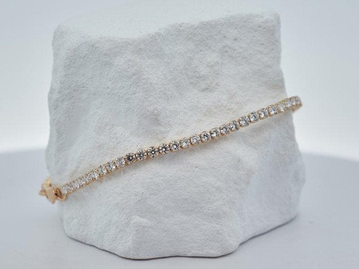 Zonder minimumprijs - Armband - 14 karaat Geel goud -, Handtassen en Accessoires, Armbanden