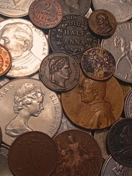 WorldCoins.. WorldCoins. Large lot of World Coins,Bronze et, Timbres & Monnaies, Monnaies | Europe | Monnaies non-euro
