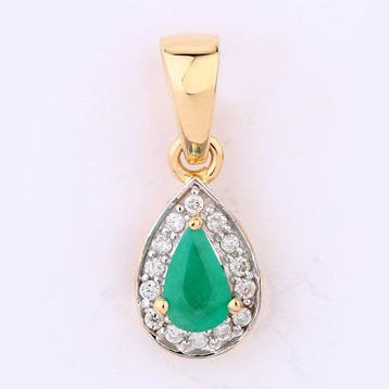 2-delige sieradenset - 14 karaat Geel goud - 2.32ct. tw.