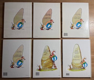 Astérix T25 à T30 - 6x C - 6 Album - Eerste druk - 1980/1996, Livres
