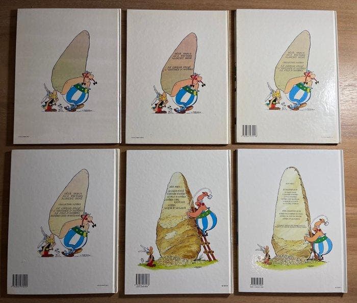 Astérix T25 à T30 - 6x C - 6 Album - Eerste druk - 1980/1996, Livres, BD