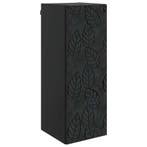 vidaXL Wandkast Zwart 33 x 34,5 x 90 cm Bewerkt hout, Verzenden, Nieuw