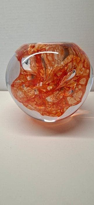 Glasfabriek Leerdam - Paul Spannenberg - Vase - Unica vaas -, Antiquités & Art