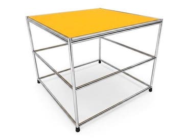 Bijzettafel (2) - Roestvrij staal - 2 x bijzettafel -