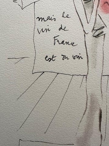 Jean Cocteau (1889-1963) - Sur la terre , tout est vain, Antiquités & Art