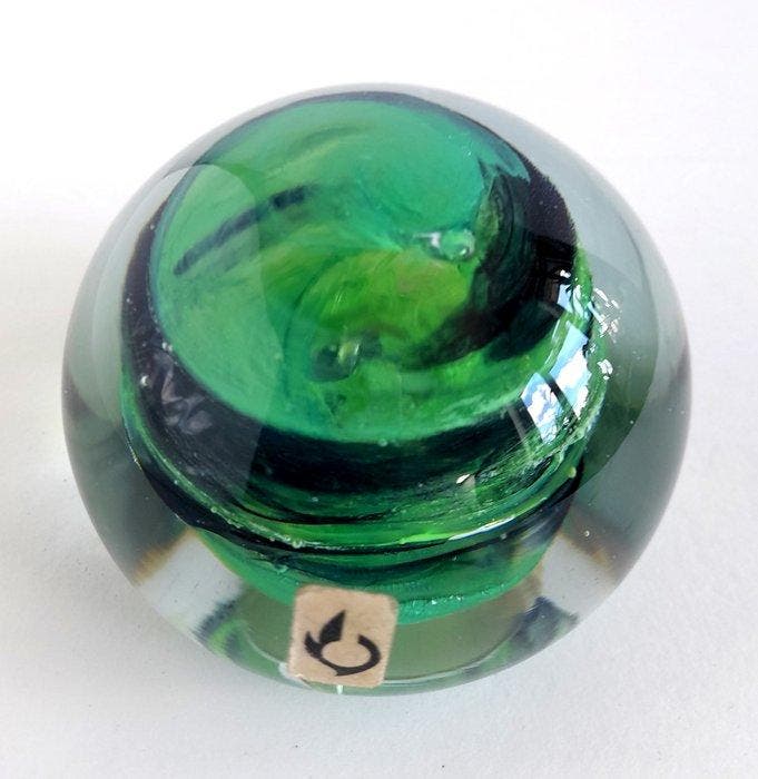 Isle of Wight Studio Glass - Michael Harris - Presse-papier, Antiek en Kunst, Antiek | Glaswerk en Kristal