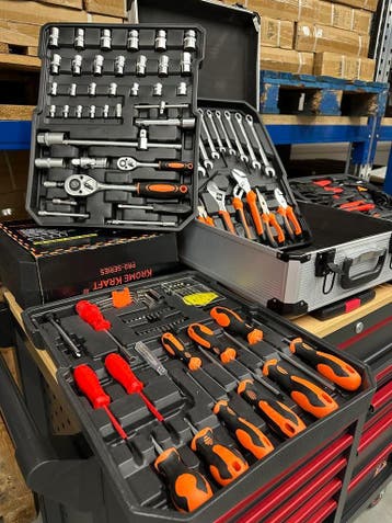NIEUW Gereedschapskist 4 laden Trolley promo prijs 69,99 EUR, Ophalen of Verzenden, Gevuld, Nieuw