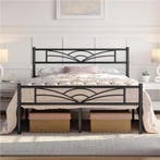 2dekans | Yaheetech Bedframe 140x200cm - Cloud - Metaal -, Ophalen of Verzenden, Nieuw
