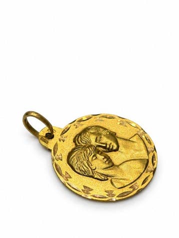 Pendentif - 18 carats Or jaune - Médaille des amoureux