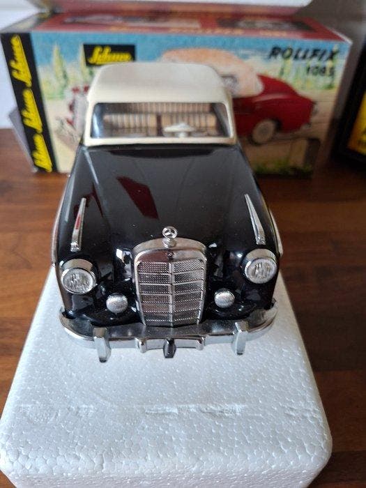 Schuco - Rollfix 1085 Mercedes 220S - Opwindbaar blikken, Antiquités & Art, Antiquités | Jouets