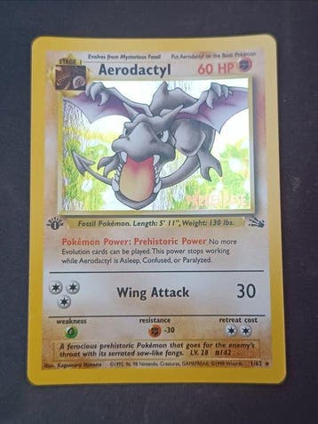 Pokémon - 1 Card - Aerodactyl first edition Prerelease First, Nieuw