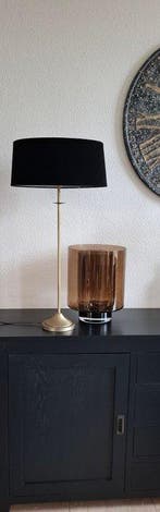 Van de Heg - Lampe de table - Métal, Bronze - + capuche en