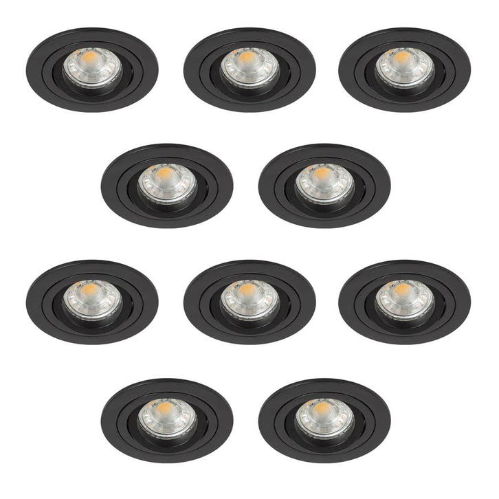 Spots inbouw Set Lune inbouwspot 10 stuks Binnenverlichting, Huis en Inrichting, Lampen | Overige, Nieuw, Verzenden