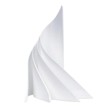 Serviettes de Table Blanc 53x53cm - RSU, Verzenden