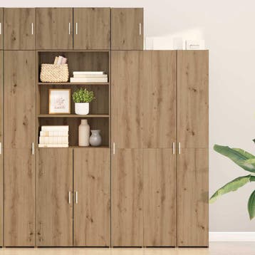 Wandkast Eiken 30x42cm | 33% Korting | Retour Deal, Verzenden, Zo goed als nieuw, Minder dan 150 cm, Minder dan 100 cm
