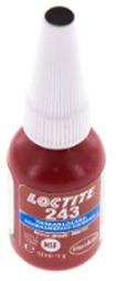 Loctite 243 Blauw 10 ml Schroefdraad borger, Verzenden, Nieuw