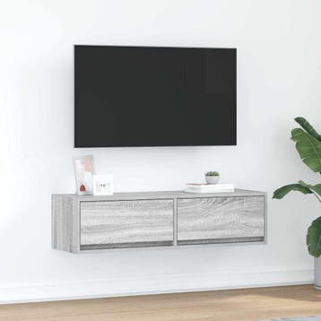 vidaXL TV Kast 100 x 31 x 25,5 cm Grijs sonoma Bewerkt hout, Verzenden, Nieuw