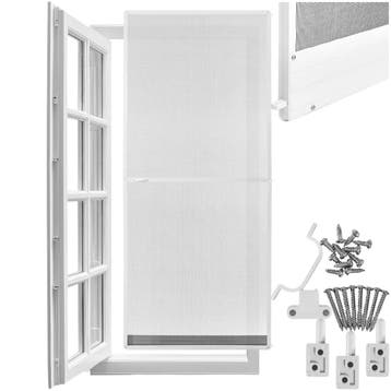 Hor met aluminium frame voor deuren 210 x 95 cm - wit, Doe-het-zelf en Bouw, Deuren en Vliegenramen, Verzenden, Nieuw