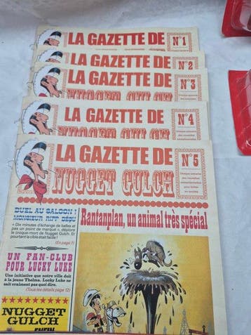 Lucky Luke - 16 magazines, figurines, pins - 2007, Nieuw in verpakking