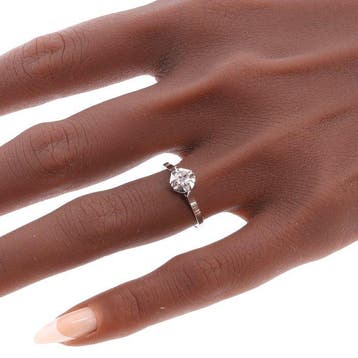 Zonder minimumprijs - Ring - 18 karaat Witgoud - Diamant -, Nieuw