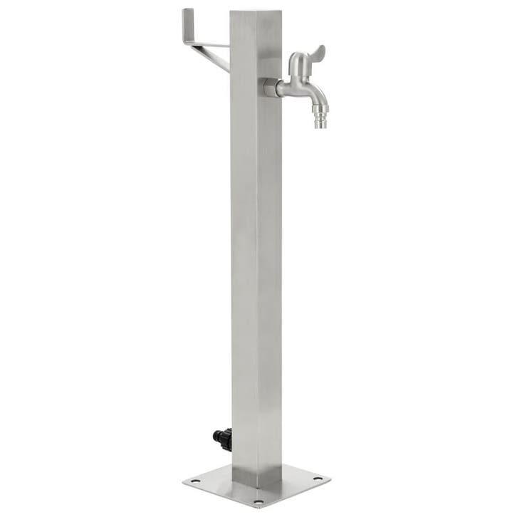 vidaXL Tuinwaterkolom vierkant 65 cm roestvrij staal, Jardin & Terrasse, Jardin & Terrasse Autre, Envoi
