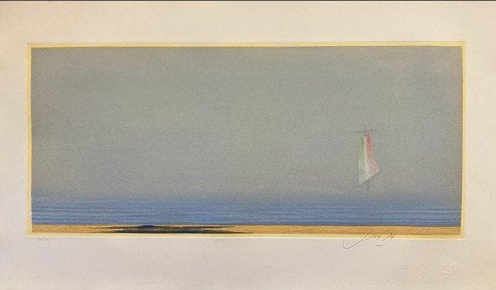 Piero Guccione (1935-2018) - Libera, Antiquités & Art, Antiquités | Autres Antiquités